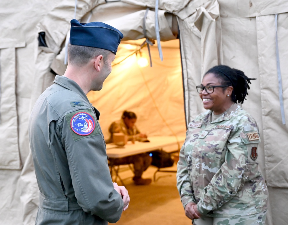 D.C. Air National Guard members participate in a readiness exercise