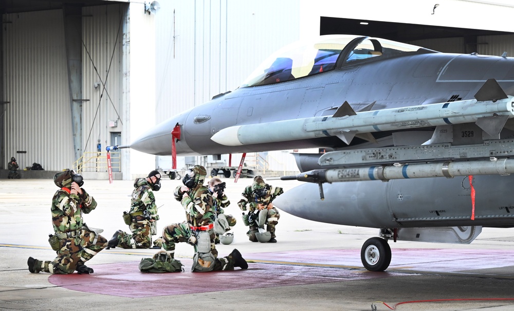 D.C. Air National Guard members participate in a readiness exercise