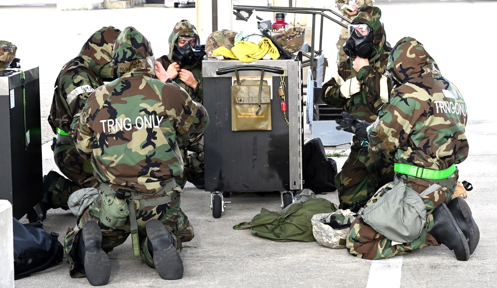 D.C. Air National Guard members participate in a readiness exercise