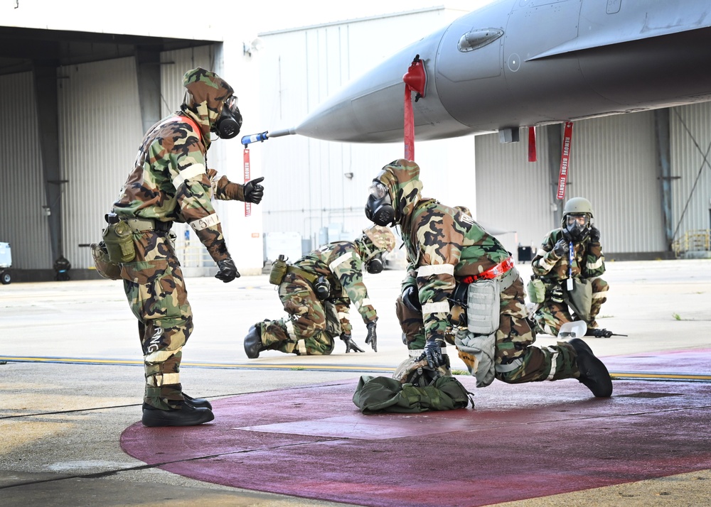 D.C. Air National Guard members participate in a readiness exercise