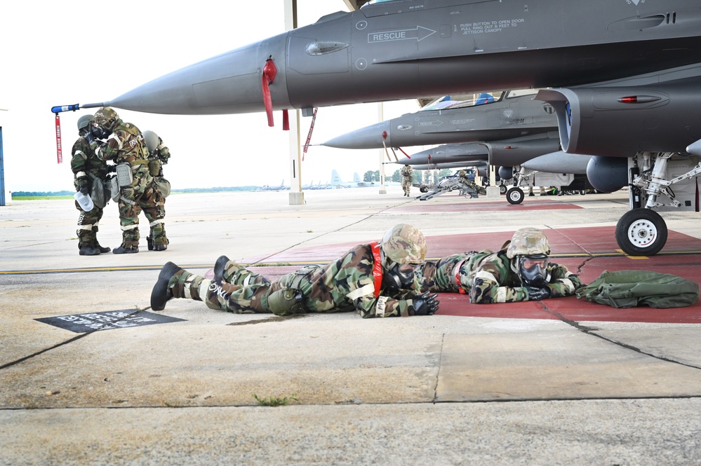 D.C. Air National Guard members participate in a readiness exercise