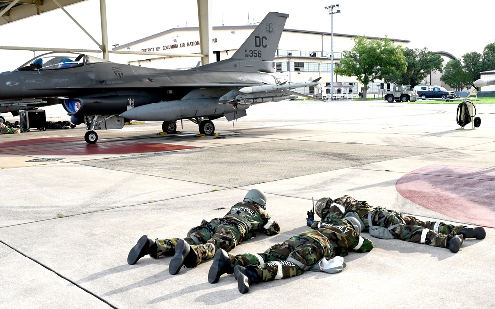 D.C. Air National Guard members participate in a readiness exercise