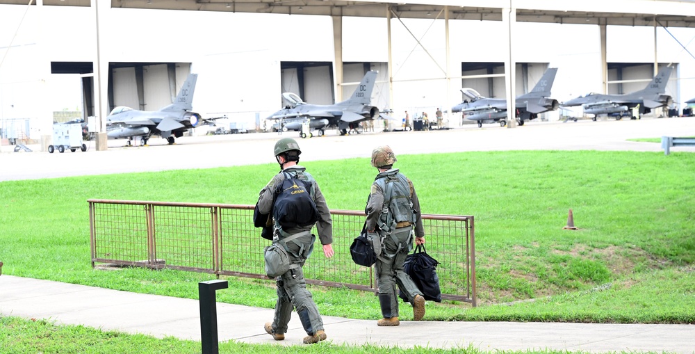 D.C. Air National Guard members participate in a readiness exercise