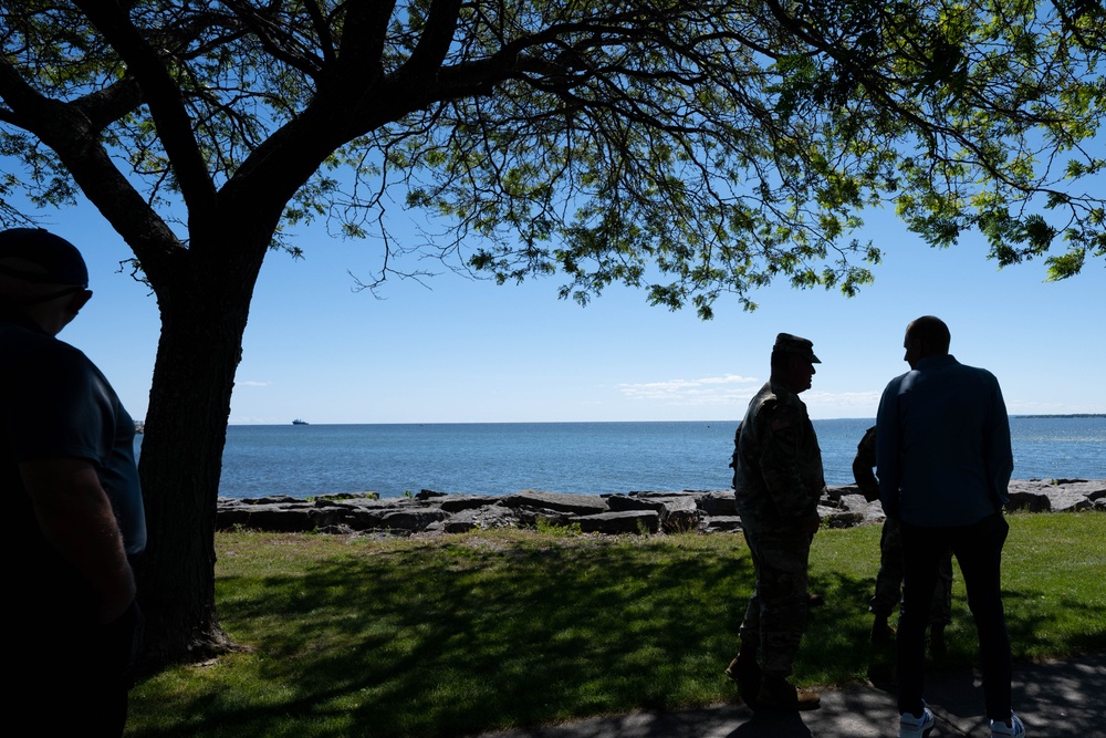 Unmanned Triple Challenge participants survey course during Northern Strike 24-2