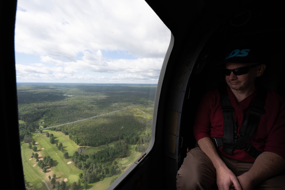 Unmanned Triple Challenge participants survey course during Northern Strike 24-2