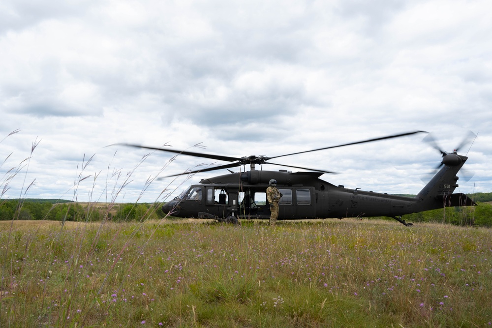 Unmanned Triple Challenge participants survey course during Northern Strike 24-2