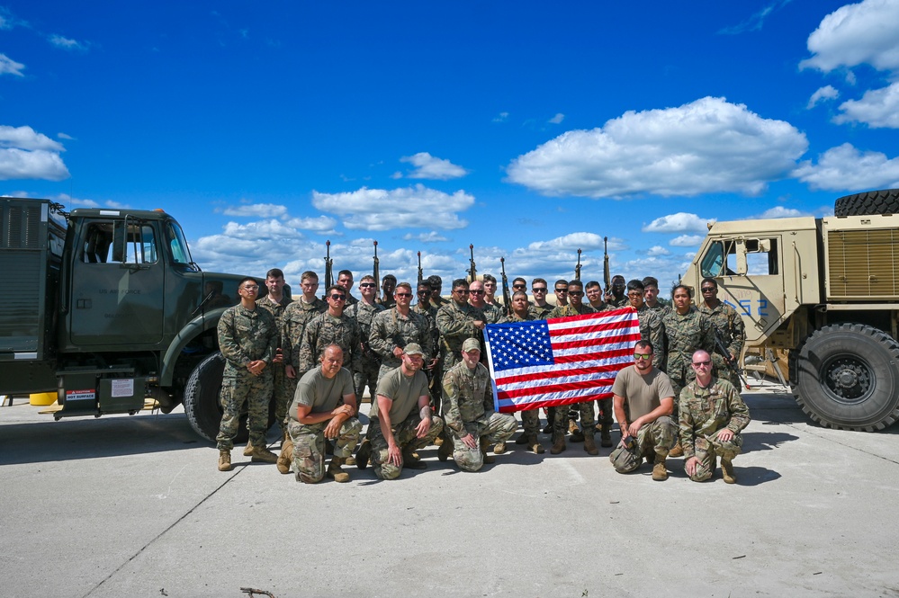 Hot-pit refueling at Exercise Northern Strike