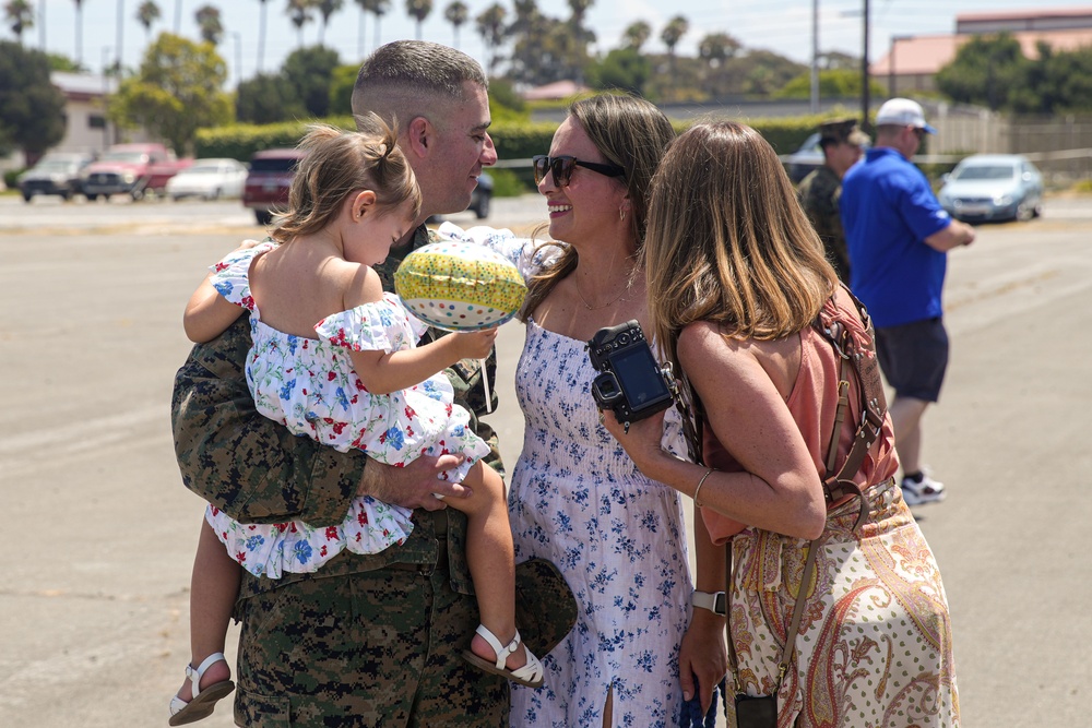 Elements of the 15th MEU Return Home from Deployment