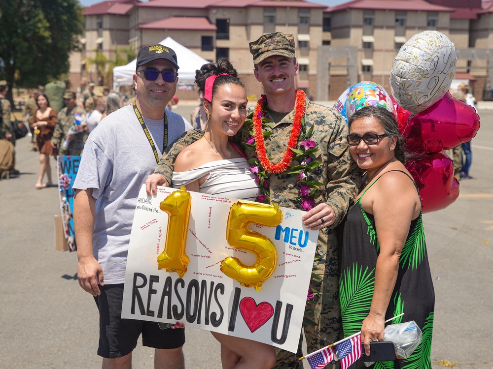 Elements of the 15th MEU Return Home from Deployment