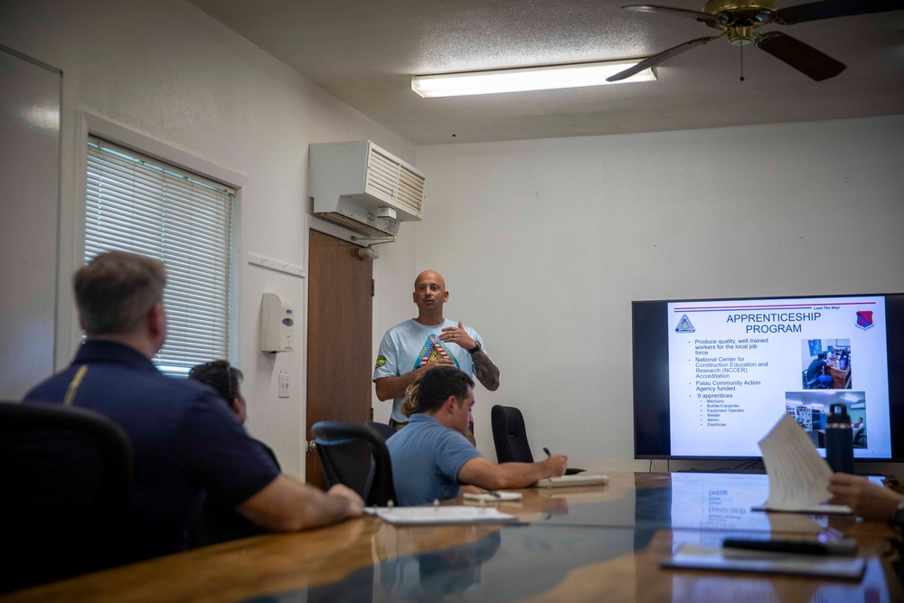 U.S. 7th Fleet Meets with Civic Action Team Palau 356-01