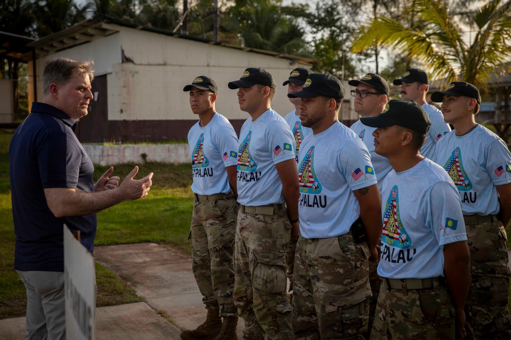 U.S. 7th Fleet Meets with Civic Action Team Palau 356-01
