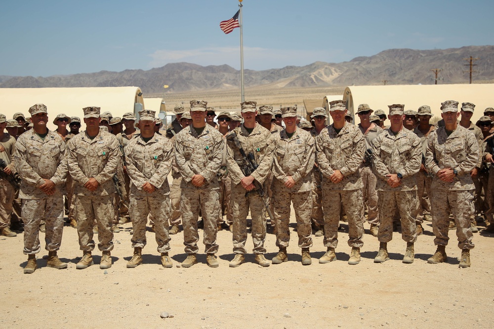 Marines and Sailors Awarded After Saving Marines Life