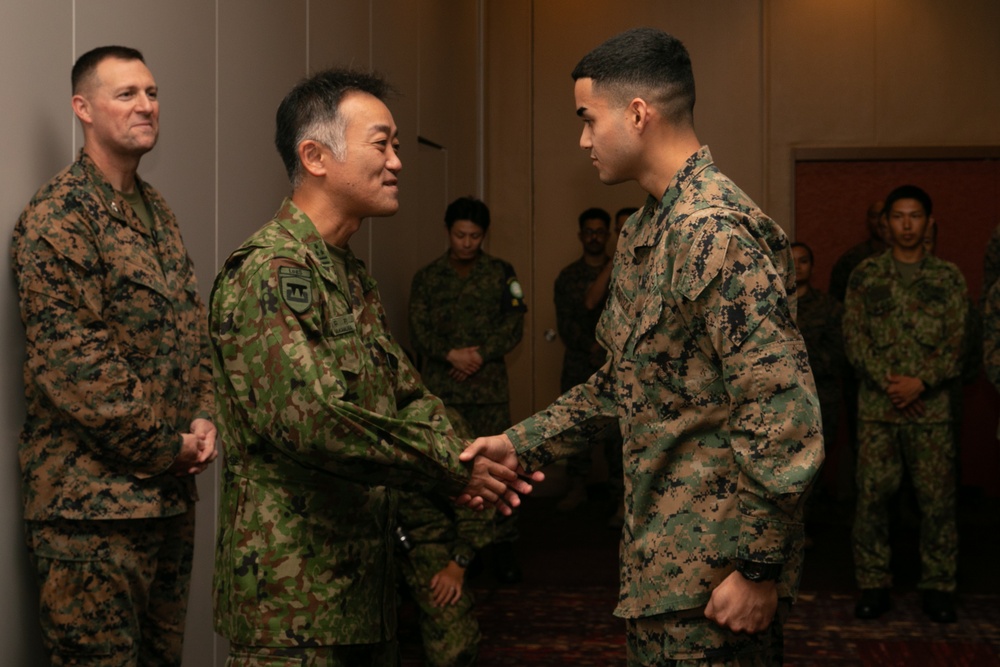 RD24 | 3rd MLG recognize Marines, JGSDF at Camp Kinser