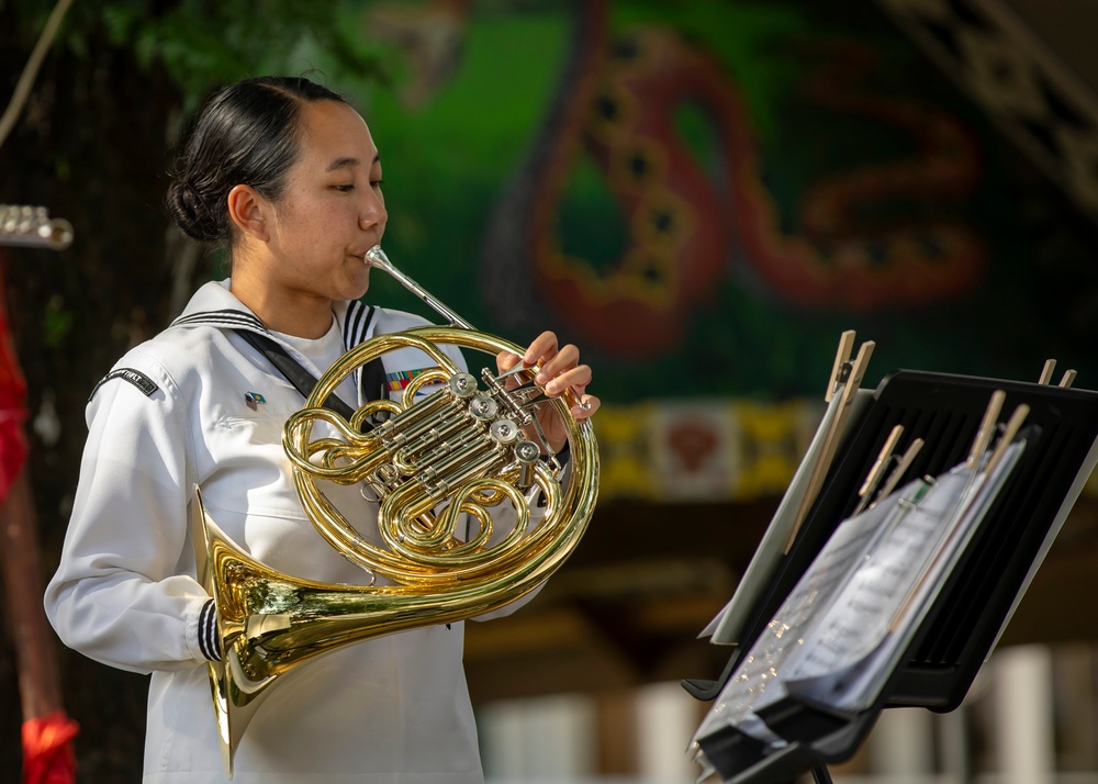 7th Fleet Band Performs in Palau