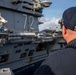 USS Spruance conducts replenishment-at-sea with USS Abraham Lincoln