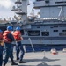 USS Spruance conducts replenishment-at-sea with USS Abraham Lincoln