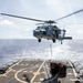 USS Spruance conducts replenishment-at-sea with USS Abraham Lincoln