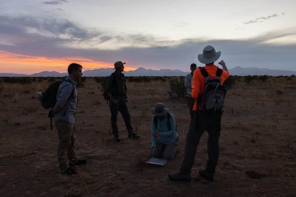 MCAS Yuma collaborates with Arizona Game and Fish to conduct an occupancy survey