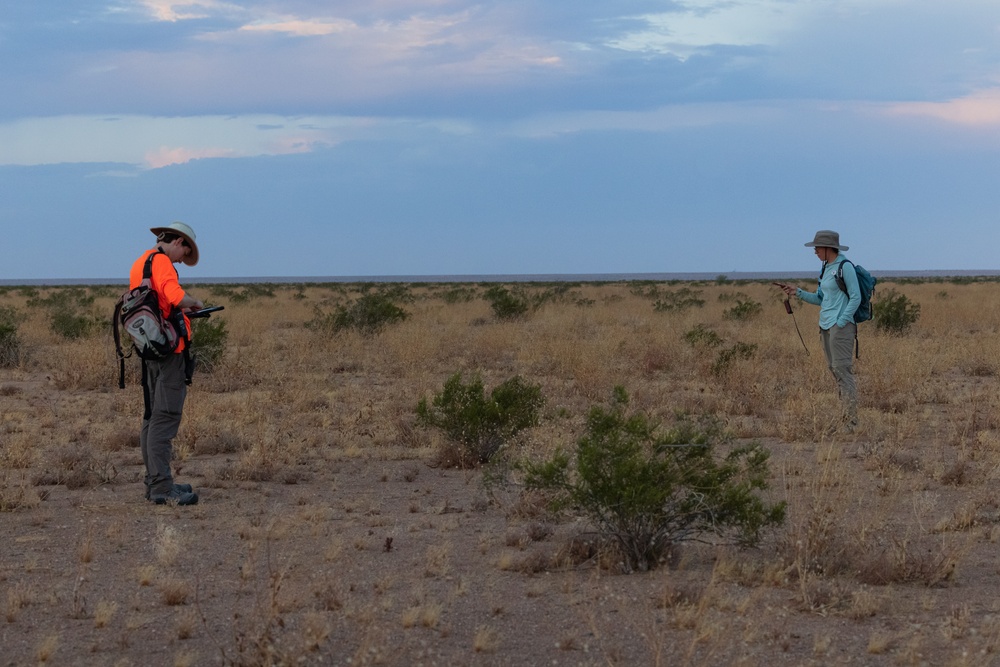 MCAS Yuma collaborates with Arizona Game and Fish to conduct an occupancy survey