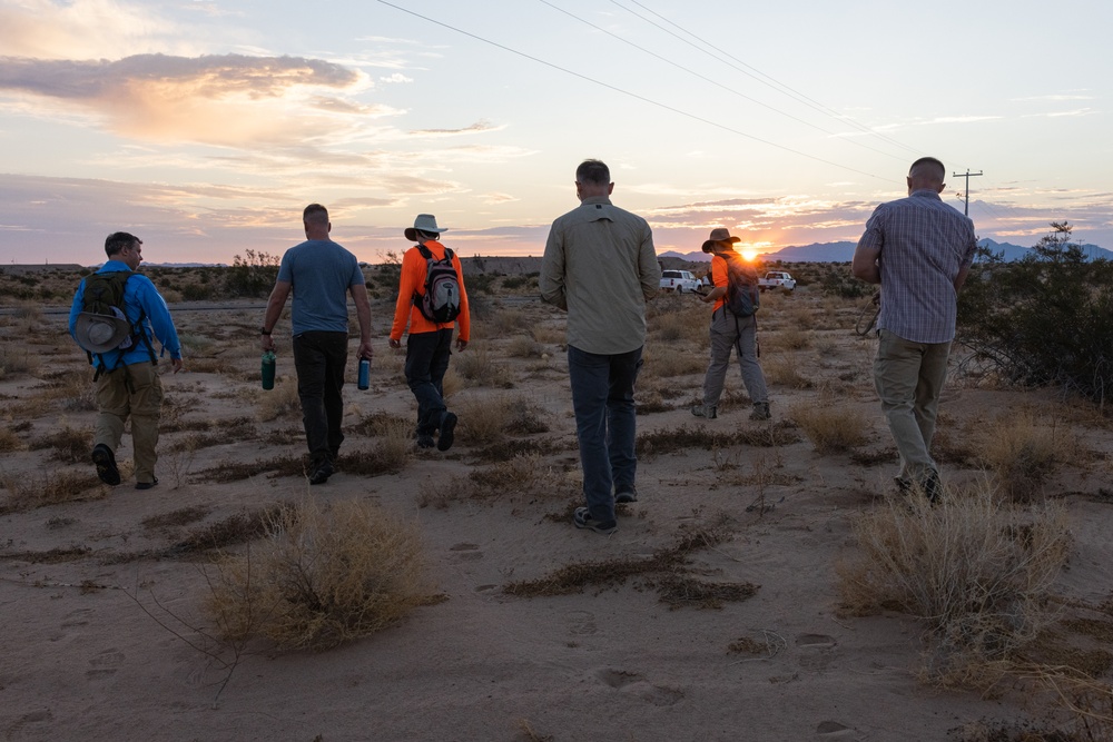 MCAS Yuma collaborates with Arizona Game and Fish to conduct an occupancy survey