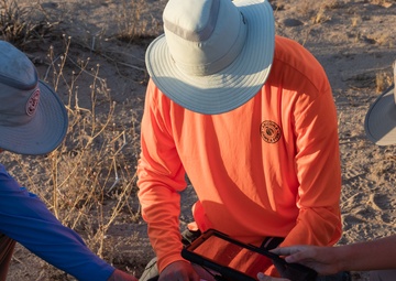 MCAS Yuma collaborates with Arizona Game and Fish to conduct an occupancy survey