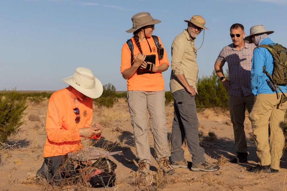 MCAS Yuma collaborates with Arizona Game and Fish to conduct an occupancy survey