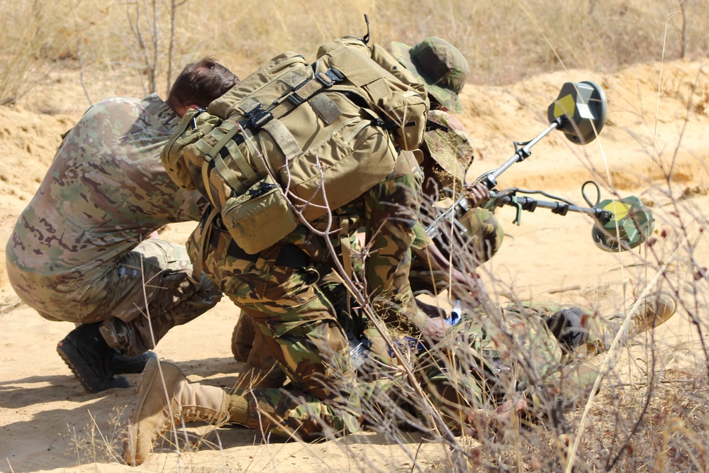 Botswana Defence Force and US Army 20th Special Forces Group (Airborne) conduct training during Exercise Southern Accord 2024