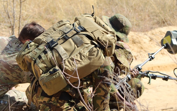 Botswana Defence Force and US Army 20th Special Forces Group (Airborne) conduct training during Exercise Southern Accord 2024