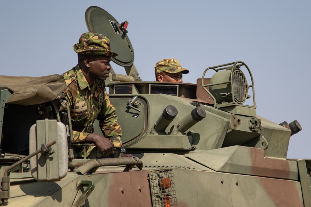 Botswana Defence Force and US Army 20th Special Forces Group (Airborne) conduct training during exercise Southern Accord 2024