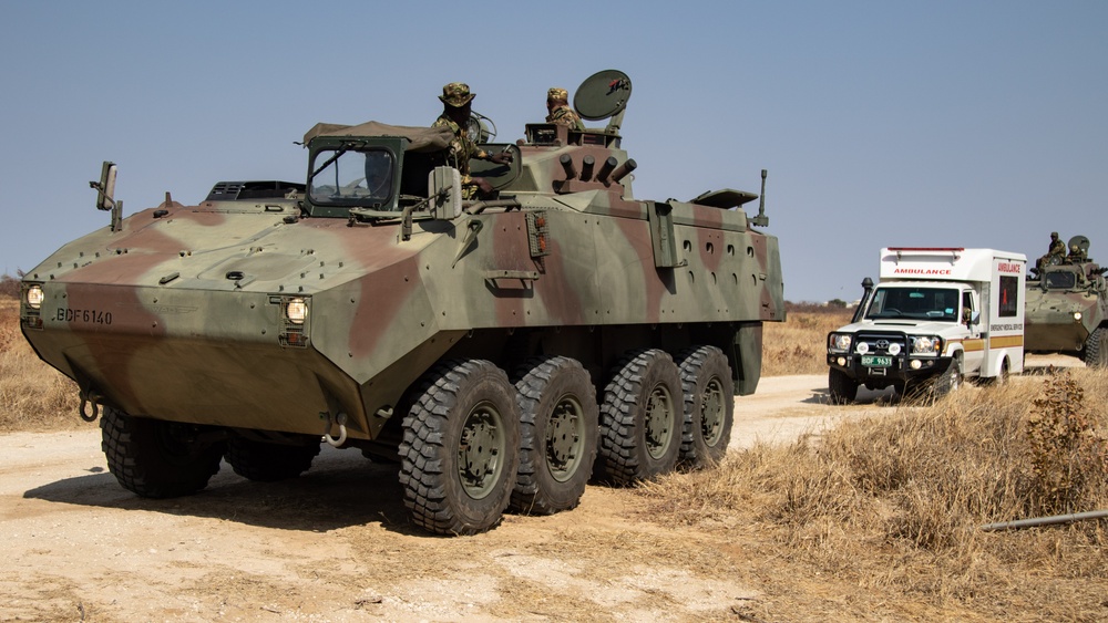 Botswana Defence Force and US Army 20th Special Forces Group (Airborne) conduct training during exercise Southern Accord 2024