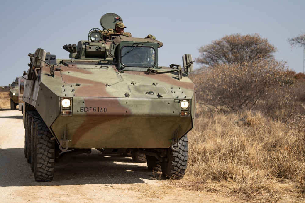 Botswana Defence Force and US Army 20th Special Forces Group (Airborne) conduct training during exercise Southern Accord 2024