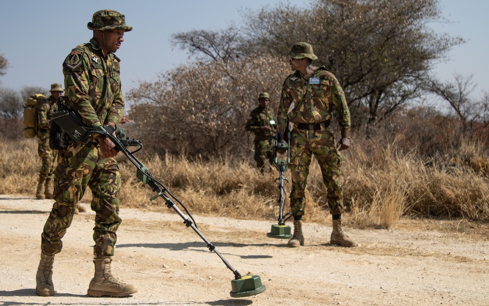 Botswana Defence Force and US Army 20th Special Forces Group (Airborne) conduct training during exercise Southern Accord 2024