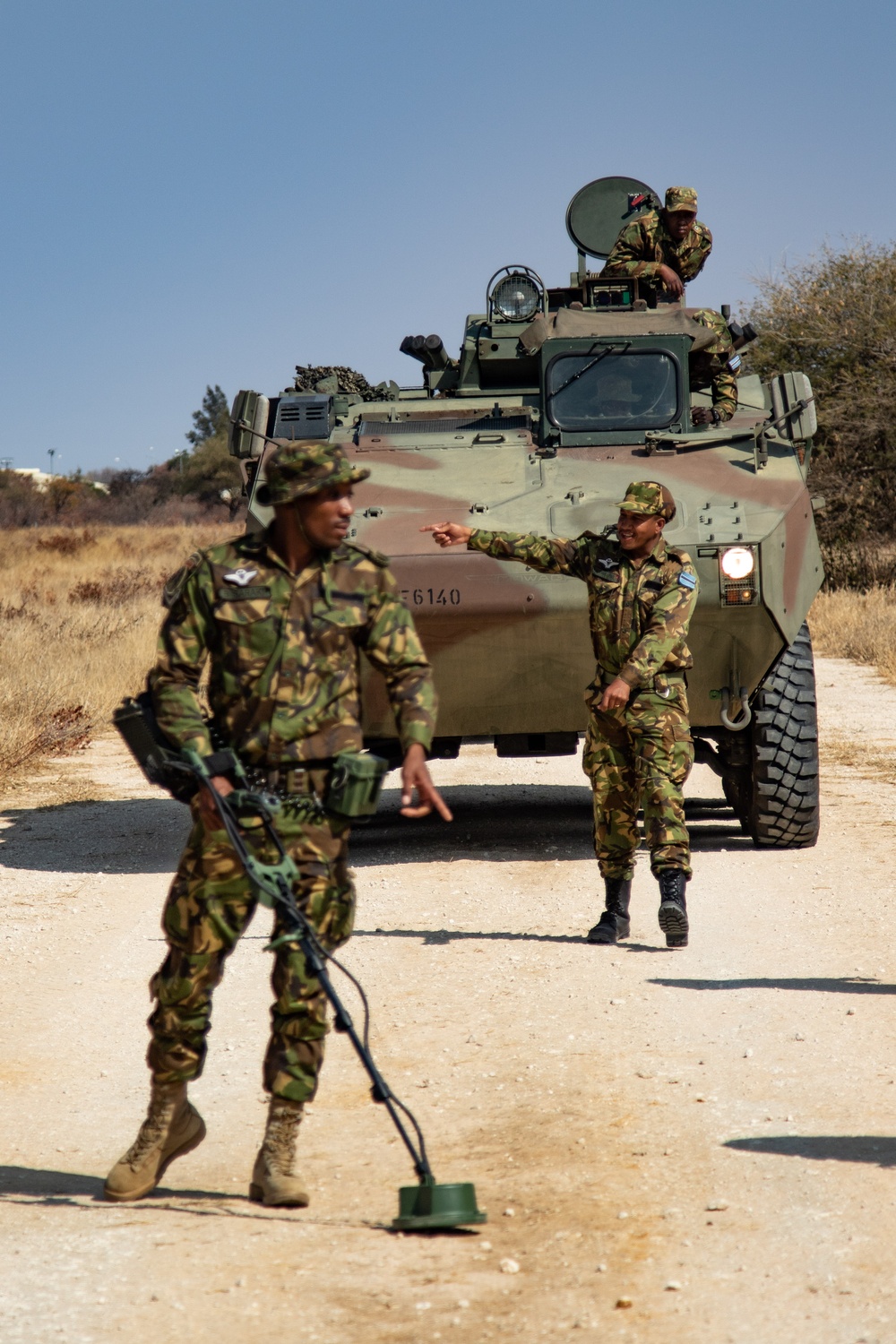 Botswana Defence Force and US Army 20th Special Forces Group (Airborne) conduct training during exercise Southern Accord 2024