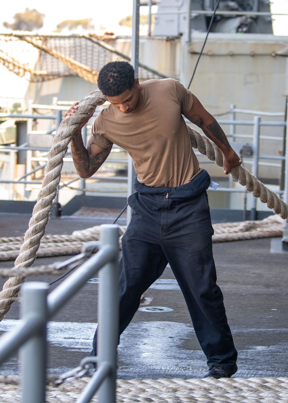 USS Ronald Reagan (CVN 76) departs Naval Station North Island