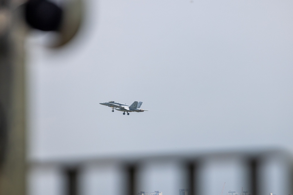 The Fighting Bengals and ROKAF 10th Fighter Wing Fly Out of Suwon, South Korea