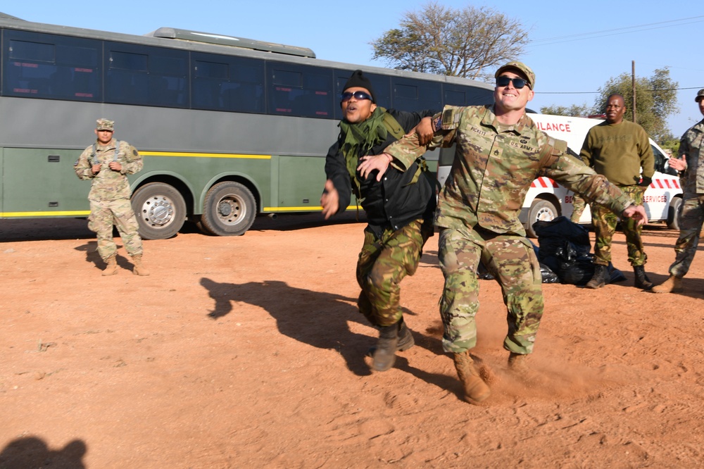 North Carolina National Guard shares American football with the Botswana Defence Force