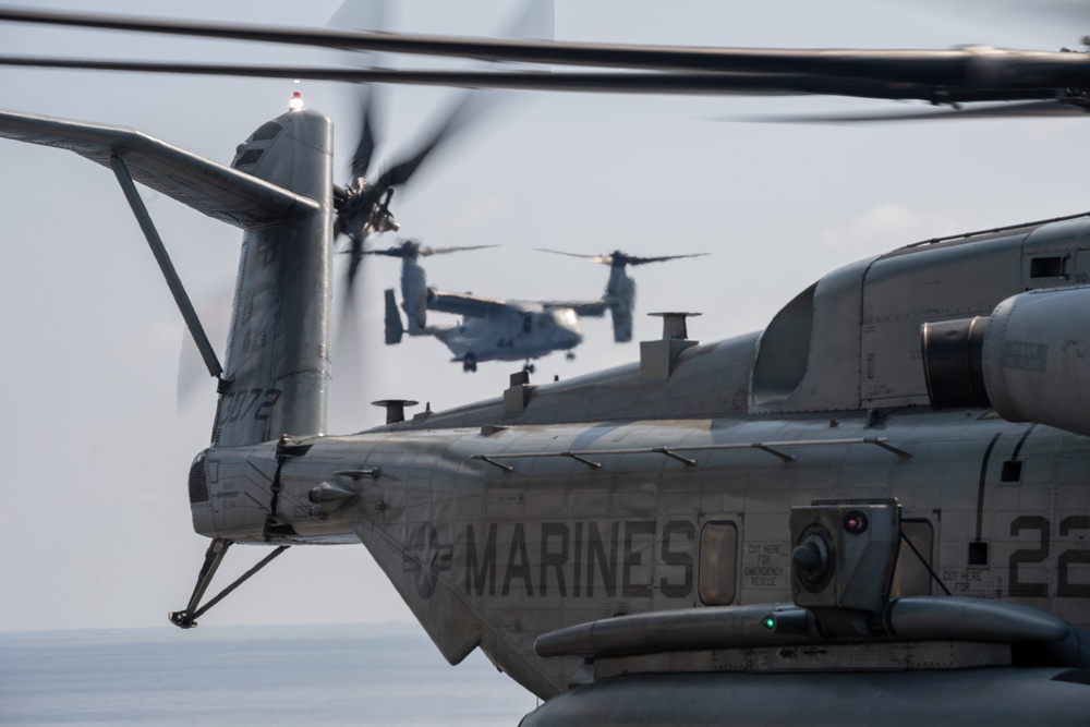 Flight Operations Aboard USS America (LHA 6)