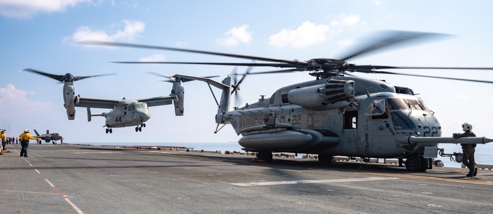 Flight Operations Aboard USS America (LHA 6)