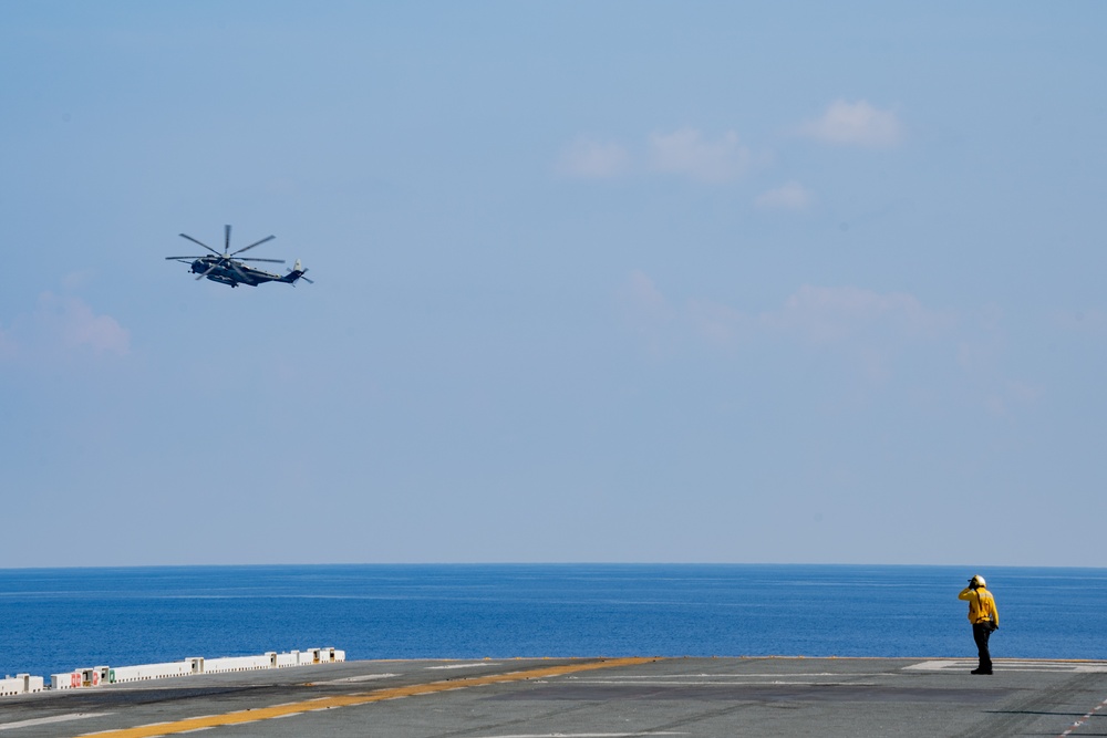 Flight Operations Aboard USS America (LHA 6)