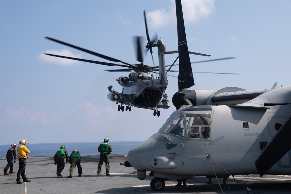 Flight Operations Aboard USS America (LHA 6)