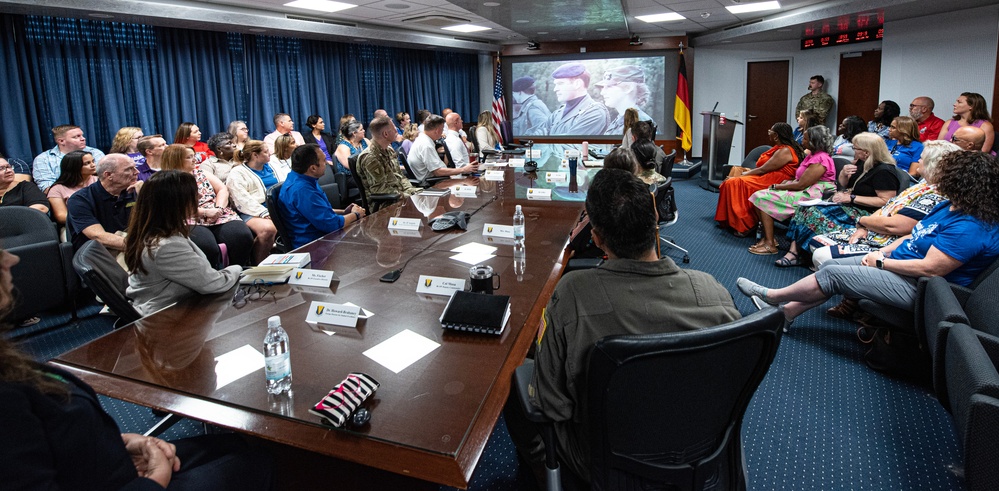 Ramstein hosts DODEA staff immersion tour