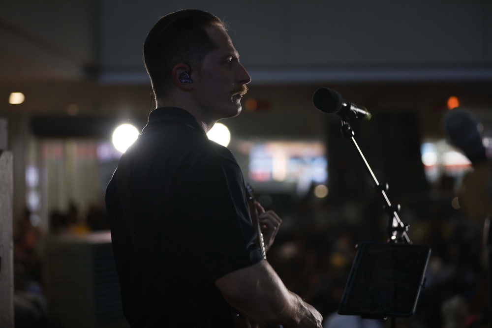 PP24-2 Band Plays with Philippine Navy Seabees Band At Ayala Malls in Legazpi