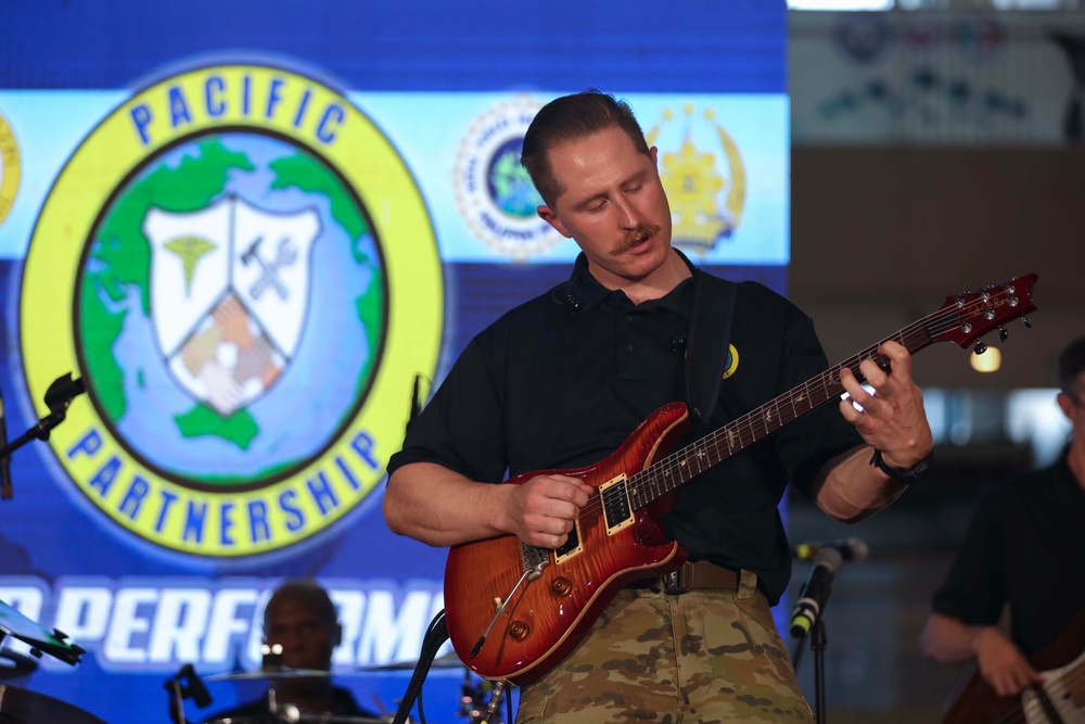 PP24-2 Band Plays with Philippine Navy Seabees Band At Ayala Malls in Legazpi