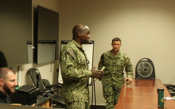 NMRLC Triad traveled to NMRLC Detachment Fort Detrick to celebrate the U.S. Navy Medical Service Corps' 77th birthday