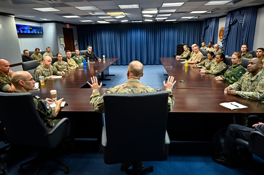 VCSO Guetlein meets JHU Schriever Space Scholars
