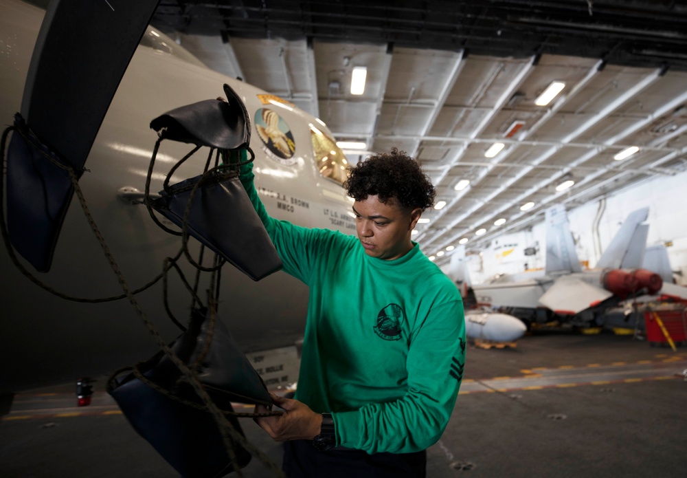 VAW-126 Performs Aviation Maintenance During COMPTUEX