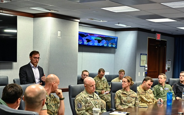 VCSO Guetlein meets JHU Schriever Space Scholars