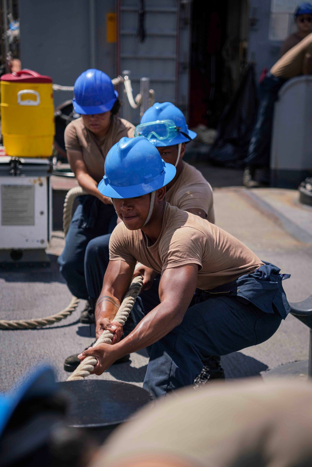 240810 – USS Harpers Ferry Makes Port at Sasebo, Japan