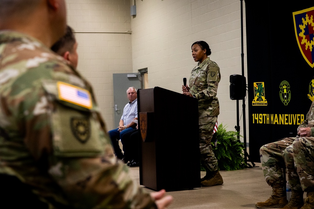 613 Engineer Facilities Detachment deployment ceremony