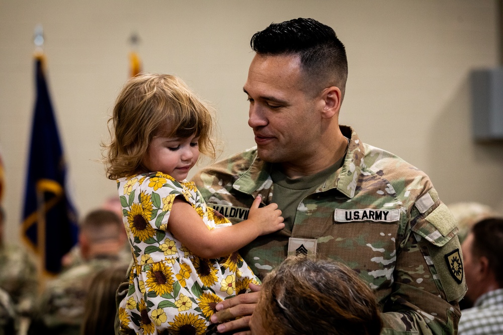 613 Engineer Facilities Detachment deployment ceremony